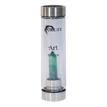 Fluorite Gemstone Water Bottle